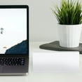 thumbnail image 1 of HORIALENCE 4Pcs Baffle Desk Divider Clamps for Separating Desktop Space in White Color and Square Shape, 1 of 8