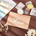 thumbnail image 3 of 50 Sheets Sliver Cloth Patches Stamping Paper 29x18.5cm Rectangle Metallic Transfer Foil Paper Plastic Hot Foil Roll for Card Leather DIY Decoration, 3 of 7