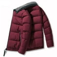 thumbnail image 5 of Penkiiy Men's Puffer Jacket Lightweight Warm Winter Coats Water Repellent Windproof Insulated Jacket Wine, 5 of 5