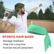 thumbnail image 4 of Sonducket Diadema deportiva de moda, bandas para el sudor traseras ajustables, accesorios de estilo atlético Multicolor de secado rápido para tenis y Accesorio para el cabello Verde claro, 4 of 6