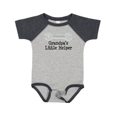 

Inktastic Grandpa s Little Helper Gift Baby Boy or Baby Girl Bodysuit