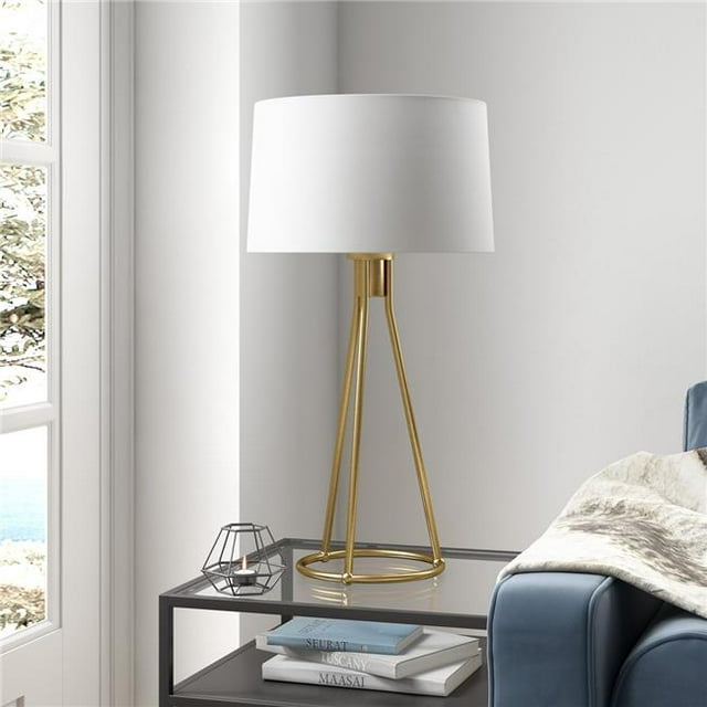 Henn & Hart TL0394 Lampe de Table en Laiton Fuselé Nova