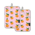 thumbnail image 7 of Yayeee Pot Holders Kitchen Heat Resistant with Pocket 7"x9.8" Cotton Oven Cooking Hot Pads, Cartoon Oranges, 7 of 7
