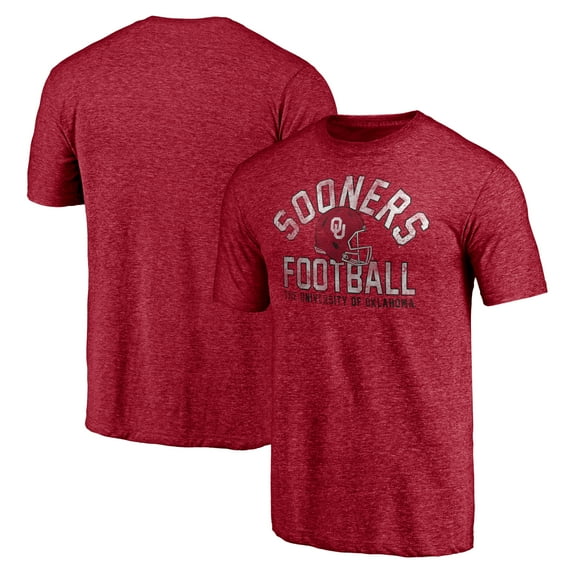 Men's Crimson Oklahoma Sooners Elite Offense Tri-Blend