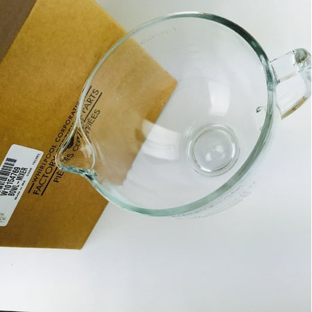 - 5 QT Glass Mixer Bowl replaces KitchenAid, W10154769