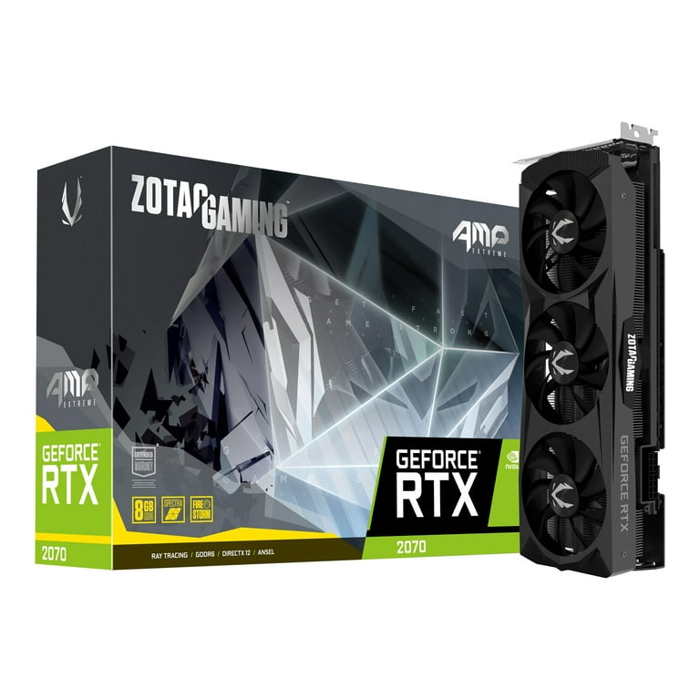 ZOTAC GeForce RTX 2070 Super 8GB 美品 ZOTAC GAMING GeForce RTX 2070 AMP Extreme 8GB GDDR6 Graphics Card