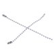 thumbnail image 3 of 200 Piezas Cadenas de 10cm de Longitud de Bolas de 2,4mm de Acero Inoxidable de Tono de Plata, 3 of 8