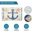 thumbnail image 6 of Blue Anchor Summer Ocean Starfish Placemats Set of 4,Wipeable Washable Table Mats for Dining Tables, Coastal Marine Animal Place Mats for Kitchen Event Party Tabletop Decor, 6 of 9