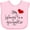 AD-Pink, variant on Inktastic My Heart Belongs Firefighter Girls Baby Bib