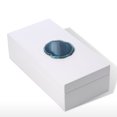 thumbnail image 4 of Caja de joyas cuadrada (ágata azul-tamaño grande) Decoración de ágata de madera Tooarts Joyero hecho con material compuesto., 4 of 6
