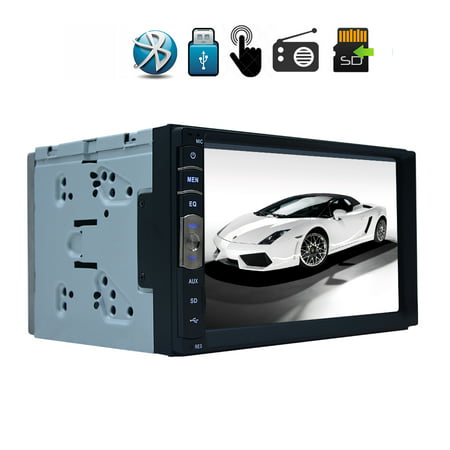 Eincar Linux system In Dash 7 inch Double 2 DIN Car video Player Bluetooth car stereo AutoRadio with Touch Screen Lcd Monitor Head Units Deck radio AM FM autoradio
