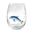 thumbnail image 2 of Artisanal Blue Ringed Octopus Glassware, 3D Octopuses Stemless Whisk.ey Glasses, Handcrafted Marine Animal Bar Glass, Coastal Home Decor Gift for Ocean Lovers, 2 of 9