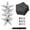 Grey, variant on 4Pcs Anti-shock Propeller Set Mini Size Drone Propeller Portable Storage Box with Screws for DJI Avata Drone