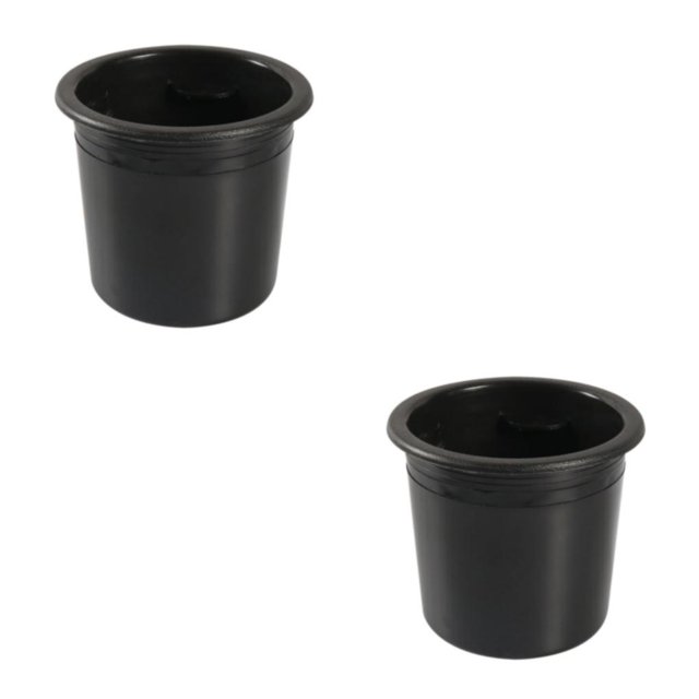 sweethay Portavasos empotrado para bebidas, plástico ABS, ajuste Universal para coche marino RV Tipo 1 2piezas
