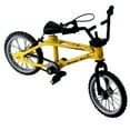 thumbnail image 3 of 1:18 Model, Finger Bikes Kids Boys, Diecast Toys, Mountain Bike Model for Home Desk Table Cake Toppers Decoration Yellow, 3 of 7