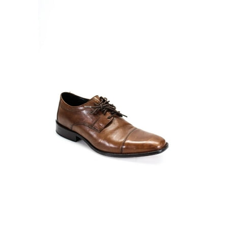 

Pre-owned|Johnston & Murphy Men s Lace Up Leather Oxford Shoes Brown Size 10