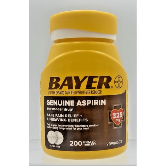 Bayer 325mg Aspirin 200 tabs