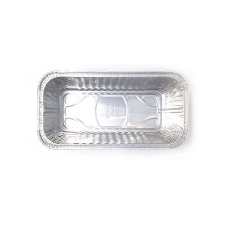 Large Leaf Pin - Large Loaf Pans - Disposable Aluminum Foil 5 lbs Bread Pans - Perfect for Bakery, Homemade Cakes, Meatloaf, Quiche & Food Serving - 12