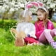 thumbnail image 4 of Cestas de Pascua para niños, cesta de Pascua con forma de conejito de peluche y asa, bolsa de dulces ideal para niños y niñas de todas las edades, perfecta para regalar, color marrón, 4 of 4