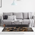 thumbnail image 6 of Paw Print Soft Polyester Indoor Rug - Stylish Right-Angle Floor Mat for Living Room or Bedroom - Durable and Easy to Clean - Backing - 5x7 Feet Area Rug for Home Decor, 6 of 6