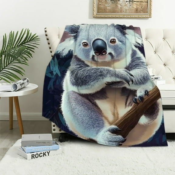 koala bear tree branch Blanket Gifts, Blanket for All Seasons