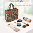 thumbnail image 5 of FORMRS Womens Corduroy Tote Bag Crossbody Shoulder Handbag with Pocket, Christmas Holly Bows, 5 of 7