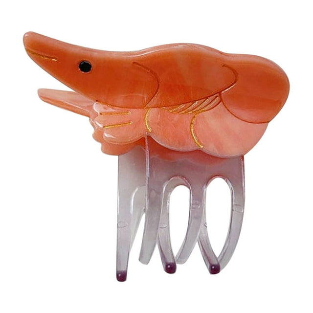 Accesorio para Cabello Xihbxyly con Clip de Estilo Marino Personalizado Forma de Pez Payaso y Langosta