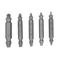 thumbnail image 4 of Kit de herramientas extractoras de pernos de Metal de doble cabezal, removedor de tornillos sin cabeza, 5 uds., con caja de plástico, 4 of 5
