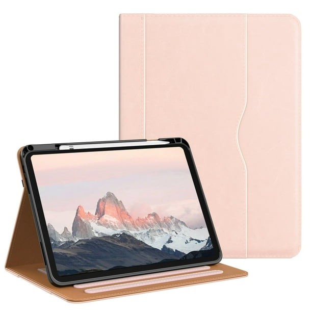 Funda OKP para iPad 11" A16 de 11ª y 10ª generación, piel sintética con soporte