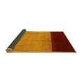 thumbnail image 2 of Ahgly Company Indoor Square Abstract Yellow Contemporary Area Rugs, 5' Square, 2 of 4