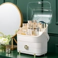 thumbnail image 2 of LHSHID Four Leaf Clover Series Make Up Case Dustproof Cosmetic Storage Box Cosmetics Skin Care Products MultiFunction Jewelry Organizer Case white, 2 of 7