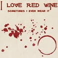 thumbnail image 2 of CafePress - I Love Red Wine Sometimes I W Tote Bag - Unisex Canvas Tote Bag, Beige, 1-Piece, 2 of 6