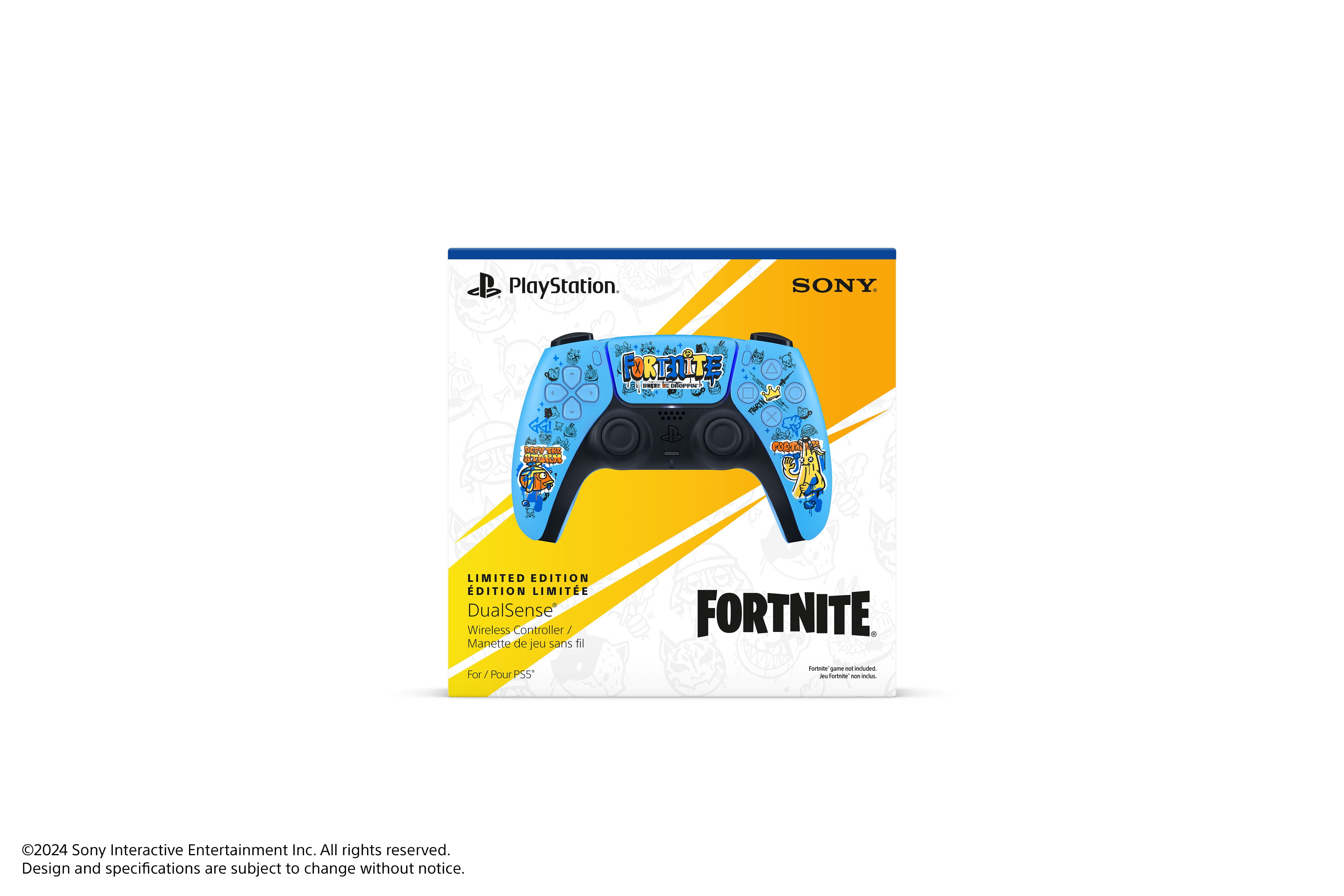 Manette de jeu sans fil DualSense® – Édition limitée Fortnite®