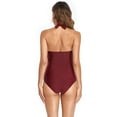 thumbnail image 3 of SEGMART One Piece Swimsuits for Women, Push up monokini swimsuits, Tummy Control Swimwear High Waist Bathing Suits, Red, I6831, 3 of 7