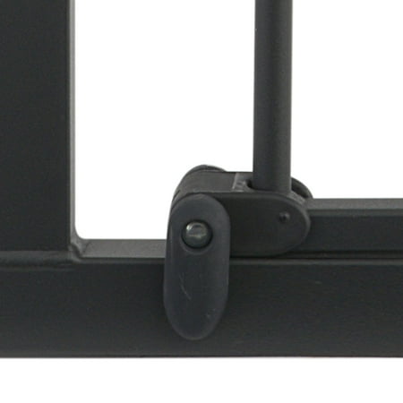 Munchkin® Easy Close XL™ Pressure Mounted Metal Baby Gate for Stairs, Hallways and Doors, Black