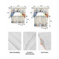 thumbnail image 6 of Blue Pumpkin Kitchen Curtains Sets 24 Inch Length with Valance, Thanksgiving Fall Eucalyptus Leaves Beige Swag Valances and Tiers Curtain Set Drapes Swag Curtains for Living Room, Bathroom, Bedroom, 6 of 6