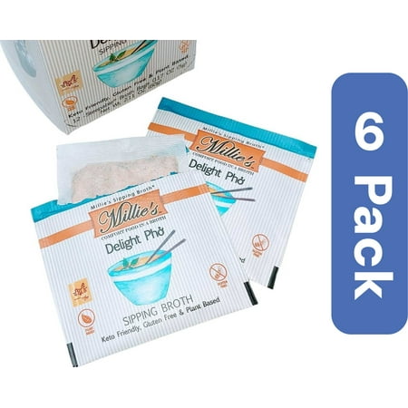 Millie's Sipping Broth Delight Pho Broth Bags 12 Ct (Pack Of 6)