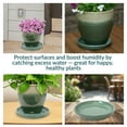 thumbnail image 4 of Sunnydaze 9.75" Round Seafoam Ceramic Outdoor Flower Pot Saucer 4-Count, 4 of 10