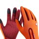 thumbnail image 3 of Sonducket 1 par de guantes de esquí ajustables con pantalla táctil para hombre y mujer, guantes deportivos para montar en motocicleta, manopla de guantes y mitones Naranja SG Sonducket HW4620-24B, 3 of 6