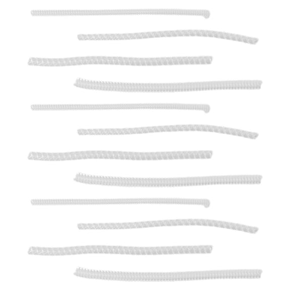 OATIPHO 12Pcs Invisible White Resizer Adjustable Size Guard for Loose Rings Supplies