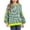 Green, variant on Toddler Girls Cute Tops Children Fashion Cute Printed Crew Neck Hoodless Long Sleeve Sweatshirt Top Size 3-4T ,Blue