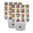 thumbnail image 7 of Characters Pixel Style Night Light 2 Pack LED Nightlight Plug into Wall Dusk to Dawn Sensor Soft White, 7 of 7