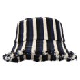 thumbnail image 2 of RFQWOVSR Women's Color Block Bucket Hat with Raw Edge for Casual Outdoor Style, 2 of 5