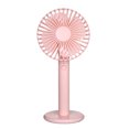 thumbnail image 1 of Portable Handheld Fan Sunflower Shape Rechargeable Mini Desktop Fan 3 Adjustable Speeds Cooling Fan for Home Office, 1 of 8