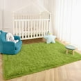 thumbnail image 3 of Noahas Area Rug Shaggy Accent Carpets, Green, 5x8 ft, 3 of 7