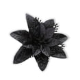 thumbnail image 1 of Linyer Artificial Flower Christmas Flower Home Office PE Decoration Xmas Tree Ornament Black, 1 of 7