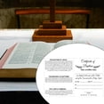 thumbnail image 4 of 10pcs Baptism Certificates for Church with Envelopes and stickers 8x10inch Baby Dedication Certificate, 4 of 7