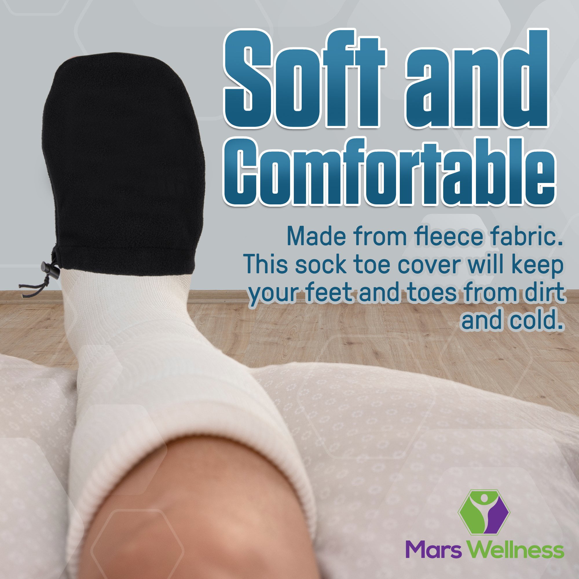 Premium Cast Sock Toe Cover - Fits Leg, Ankle, and Foot Casts - Standard