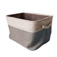 thumbnail image 3 of Foldable Fabric Storage Basket Storage Box Storage Bin Canvas Shelf Basket Nursery Bin Gift Basket with Handles for Wardrobe, Clothes, 3 of 7