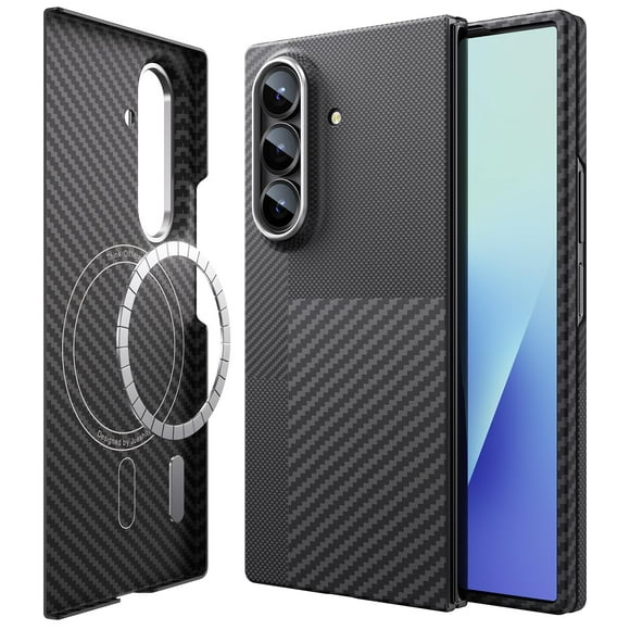 Funda JUESHITUO para Samsung Galaxy Z Fold 7 Ultra Slim 600D y 1500D de fibra de aramida